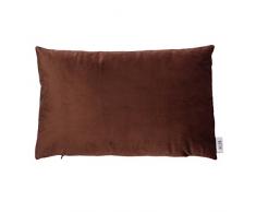 B & h Cuscino, Velluto, Marrone, Singolo, 50Â x 30Â x 2Â cm