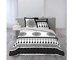 Ligne Douceur Parure 3 Pezzi, 240 x 220 cm, Stampa 42 Fili Allover Meridiana