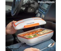 InnovaGoods - Contenitore Elettrico per Il Pranzo, per Auto, 25 x 11,5 x 19 cm, Colore: Bianco