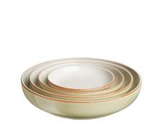Denby Heritage Veranda Nesting Ciotola, Pietra, Giallo, Set di 4