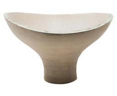 Hands on Design Fungo Centrotavola, Legno, Bianco, 31x25.5x17.5 cm