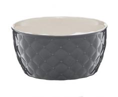 AMBITION 29152 Ciotola Glamour 13,5 Insalatiera, in Vetro temprato, Lavabile in lavastoviglie, Moderno Trapuntato, Porcellana