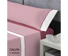 SERENA COTTON-LUXE - Set da Letto CAMA 120 Bordeaux