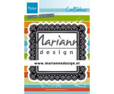 Marianne Design Craftables Piazza Shaker, Fustella da Taglio ed Embossing per Progetti Creativi, Metallo, Argento, Small