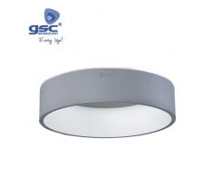 GSC Evolution Plafoniera LED Arum 42W 3000K Grigio, 600x600x130mm