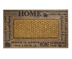 Hamat ZERBINO Kerala in Cocco e Quadro di Gomma Bronzo per Interni ed Esterni, 45Â x 75Â cm