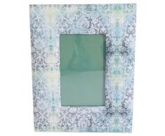 Ian Snow - Cornice portafoto, Motivo: Carta da Parati, Colore: Blu