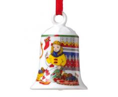 Hutschenreuther Mini Campana 2011 Ole Winther, Porcellana, Mini campanella di Natale in Porcellana