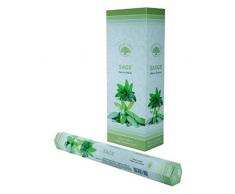 GREEN TREE CANDLE 8903664100302 Salvia Bastoncini di Incenso, 20 pezzi