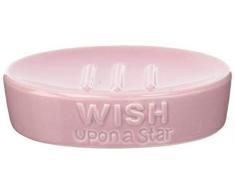 Mi Casa J901-D - Portasapone da Bagno Rosa