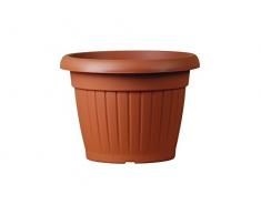 Teraplast Vaso Polipropilene Coste Cotto Cm40 Arredo E Decorazioni Casa