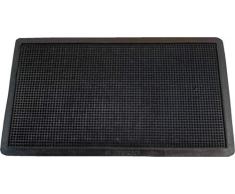 Textiles SAR - Zerbino in Gomma, 35 x 60 cm, Colore: Nero