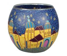 Him Citadelle Portacandele, Multicolore, 11x11x9 cm