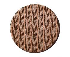 Typhoon 1400.908 - Sottopentola monocromatica con stampa, 20 cm, in sughero