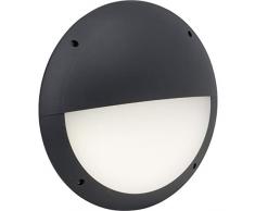 Brilliant g96308/63Â Ballina applique esterna con sensore LED, plastica/NC, incasso, 12Â W, antracite