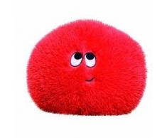 FLAUSCHN Cuscino per Bambini con Volto Divertente, Diametro 35 cm, Super Morbido, Colore: Rosso