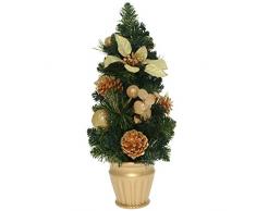 WeRChristmasÂ âÂ LED musicale campana albero di Natale e renne, decorazione, acrilico, multicolore, 32Â cm