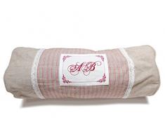 Soleil docre 546706 Cuscino cilindrico in Cotone 20 x 50 cm Eva