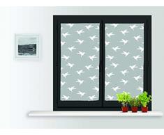 Soleil d OcreÂ âÂ Coppia di para-Freddo 60Â x 90Â Colibri, Poliestere, Grigio, 60Â x 90Â cm
