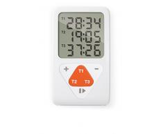 Tescoma Timer Digitale da Cucina, Bianco, 10,5x6x1cm