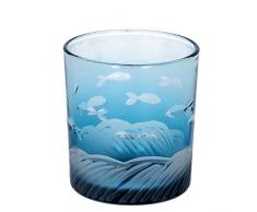 Gisela Graham Portacandele, Blu, Small