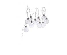 Catena luci 10 lampadine vetro