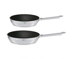 RÃSLE 13363 Set di padelle, Acciaio Inox