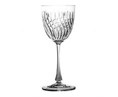 Crystaljulia 14600 Bicchieri da Vino, 200 milliliters, Cristallo al Piombo