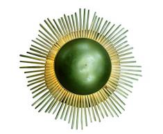 Lampade e luce, ferro, nuovo stile mano girasole, lampada da parete moderna luce interno, 89Â x 18Â x 89Â cm, verde