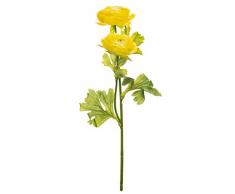 Aufora HF0018D Fiore, pianta Artificiale, Fiori di Seta, Giallo, Taglia Unica