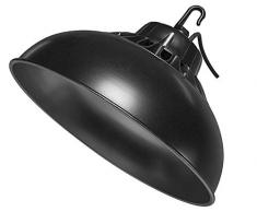 Radium - Faretto LED da soffitto, 8 W, 590 lumen, 3000 K, luce bianca calda, orientabile, IP20, plastica, alluminio, colore: Nero