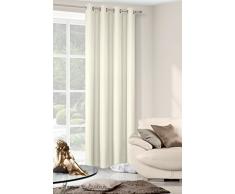 Eurofirany irany Zas/Rita/K Tenda Rita con Occhielli, 140Â x 250Â cm, cremig