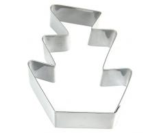 Decora Tagliapasta Torta Capricciosa, Acciaio, Argento, 10 x 9 cm