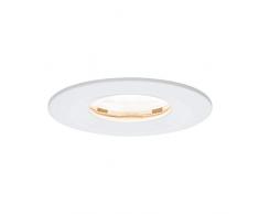 Paulmann 93625 Led Nova Faretto da Incasso Rotondo Faretto da Soffitto 7 W Lampada da Incasso Gu10 Bianco Dimmerabile Faretto Ip65 Impermeabile da Incasso, In Alluminio, 7 W, Bianco Opaco