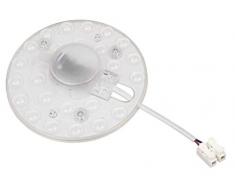 McShine - Kit di conversione da soffitto a LED, 12 W, 1.200 lm, 12 cm di diametro, bianco neutro, 4000 K, per lampade da soffitto e da parete