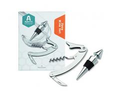 Grunwerg WS-538/2 - Accessori per vino, in acciaio INOX