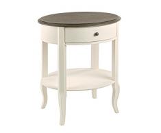 Bizzotto Lorenz Porta Lampada 1C-1P, Legno, Beige, 60 x 50 x 70 cm