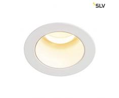 SLV Triton Mini DL - Faretto LED da incasso per interni, 3000K, 15Â°, alluminio, 0 W, colore: Bianco