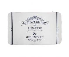 HOMEA Vintage - Tappeto in Microfibra Stampata, Multicolore, Senza, Multicolore, 45 * 75CM