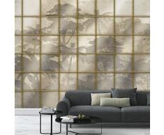 9 ROTOLI Carta da parati Tropic Window foresta tropicale parete completa 513x300cm 15,39 MQ COLLA INCLUSA