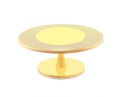 Silikomart 72.363.76.0065 Hula Up Large Yellow - Espositore per torte girevole, in plastica, 35 cm, colore: giallo