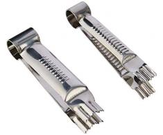 silikomart Wonder Crimper - Pinza per Decorazione di Torte, Design Irregolare, in Acciaio Inox Close Cloud