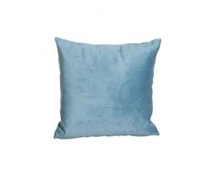 Belssia Cuscino, Velluto, Blu Cobalto, 45Â x 45Â x 17Â cm