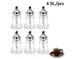 Westmark 634322E2 Paris-Chrome - Dosatore per zucchero in vetro ABS