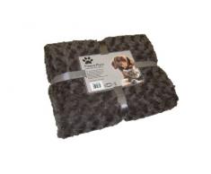 Nobby plaid in pile super morbido con zampa stampa
