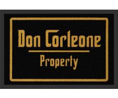 Empire Merchandising GmbH, 623232, Zerbino in Polipropilene, con Scritta: Don Corleone Property, 60 x 40 cm, Multicolore (Bunt)