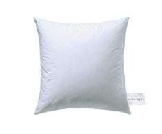 Billerbeck Soft-Down 15 - Cuscino in Cotone, 80 x 80 cm, Colore: Bianco