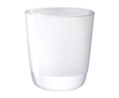 LSA International Otto Vaso, Vetro, Bianco, 18Â cm