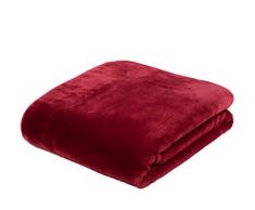 Gözze Premium Cashmere-Feeling, Coperta, Rosso, 130 x 170 cm