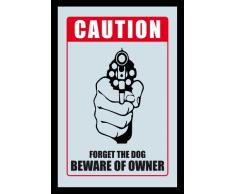 Empire posterÂ âÂ FunÂ âÂ CautionÂ âÂ dimensioni (cm), ca. 20Â X 30Â âÂ Specchio Con Cornice quadro specchio da parete con cornice in plastica nera Effetto Legno